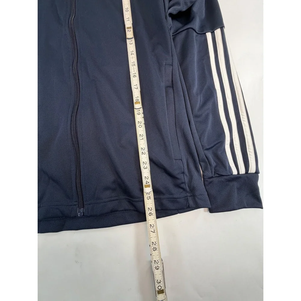 Adidas Mens Sereno Track Jacket Legend Ink White Aeroready IR9748 Size M